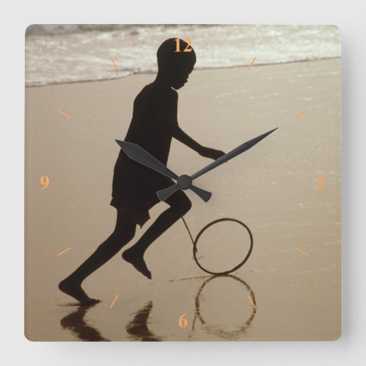 Carefree Vierkante Klok (Voorkant)