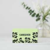 Caregiver Flower Visitekaartje (Staand voorkant)