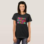 Caregiver for children school social worker t-shirt (Voorkant volledig)