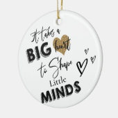 Caregiver Waardering Dank U Cadeau voor Docenten Keramisch Ornament (Links)