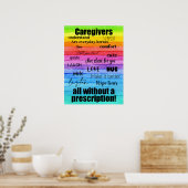 Caregivers Rainbow Poster (Keuken)