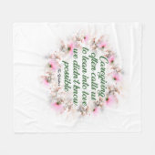 Caregiving appreciation blanket fleece deken (Voorkant (Horizontaal))