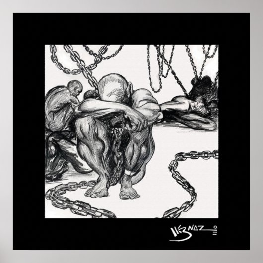 Cargo - Black Art Canvas afdrukken Poster (Voorkant)