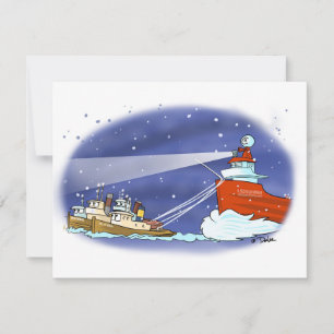 cargo Kris Kringle carte plate