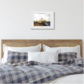 Carguero en el puerto (A Coruña) Canvas Afdruk (Insitu (Slaapkamer))