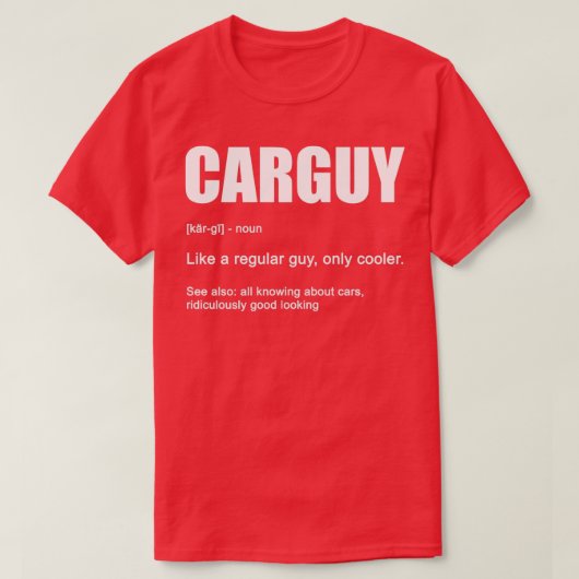 Carguy Dark Edition T-shirt (Design voorkant)