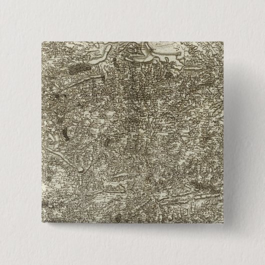 Carhaix, Brest Vierkante Button 5,1 Cm (Voorkant)