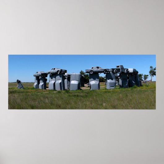 Carhenge, Nebraska Panoramic 1 Poster (Voorkant)
