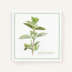 Cari bouillonnant de FRESH OREGANO 8,5x8,5 Cahier
