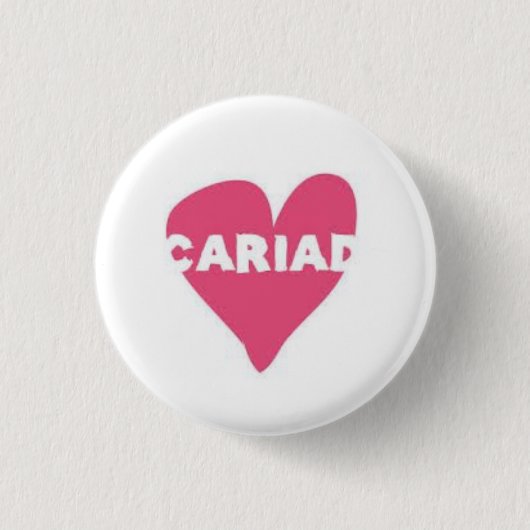 Cariad Button Badge (Voorkant)