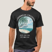 Caribbean Cruise Ship Embarkation Custom Group T-shirt (Voorkant)