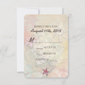 Caribbean Dream - Invitation, carte RSVP (Dos)