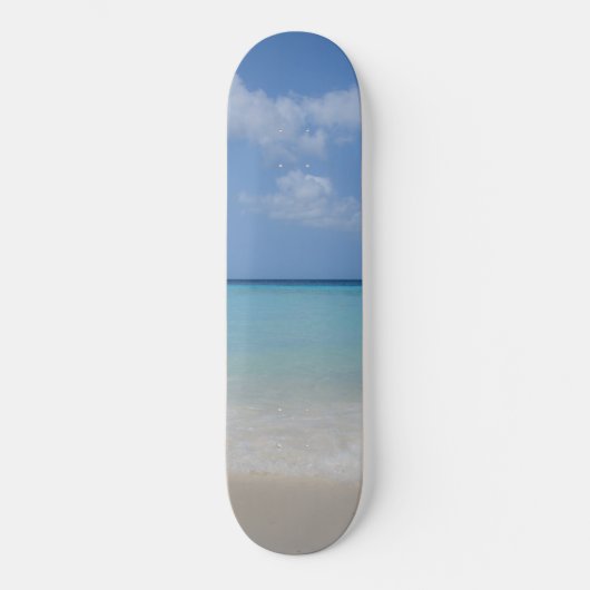 Caribbean Ocean Beach Droom #5 #curacao #wall #art Skateboard (Voorkant)