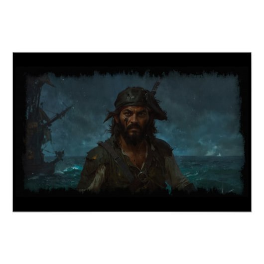 Caribbean Pirate King Perfect Poster (Voorkant)