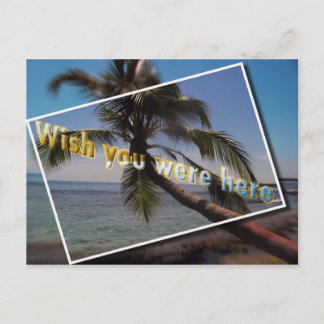 Caribbean Souhaitez-vous être ici : Carte postale