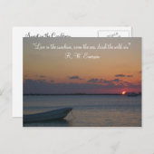 Caribbean Sunset Briefkaart (Voorkant / Achterkant)