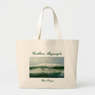 Caribbean Superstylin Grote Tote Bag