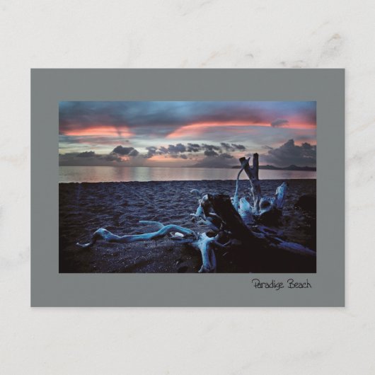 Caribbean Twilight Briefkaart (Voorkant)