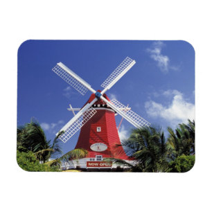 Caribisch, Aruba. Oude molen, omgebouwd tot 'Molen Magneet
