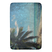 Caribisch blauw badmat (Voorkant Verticaal)