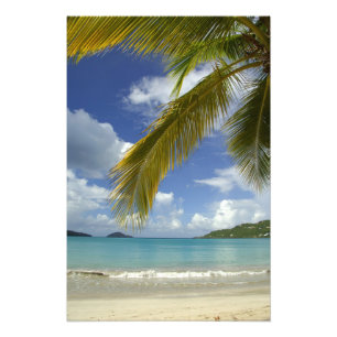 Caribisch gebied, Amerikaanse Maagdeneilanden, St. Foto Afdruk