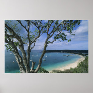 Caribisch gebied, Anguilla eiland, Road Bay Harbou Poster