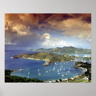 Caribisch gebied, Antigua. Poster