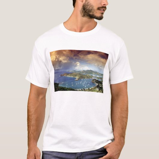 Caribisch gebied, Antigua. T-shirt (Voorkant)