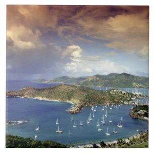 Caribisch gebied, Antigua. Tegeltje