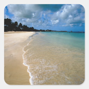 Caribisch gebied, Eilanden onder de wind, Antigua, Vierkante Sticker