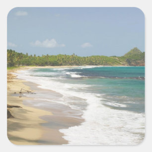 Caribisch gebied, GRENADA, Oostkust, Grenada-baai, Vierkante Sticker