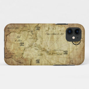 Caribisch gebied - oude kaart... iPhone 11 hoesje
