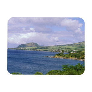 Caribisch gebied, St. Kitts, Roseau. Kust. Magneet