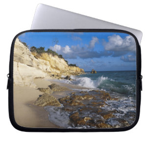 Caribisch gebied, St. Martin, Kliffen bij Cupecoy- Laptop Sleeve