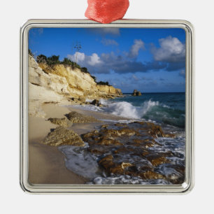 Caribisch gebied, St. Martin, Kliffen bij Cupecoy- Metalen Ornament