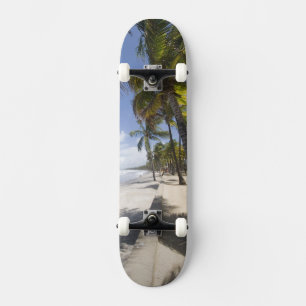 Caribisch gebied - Trinidad - Manzanilla Beach aan Skateboard