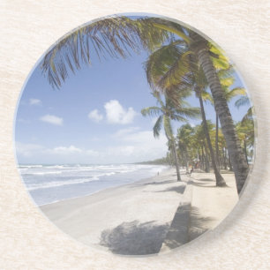 Caribisch gebied - Trinidad - Manzanilla Beach aan Zandsteen Onderzetter