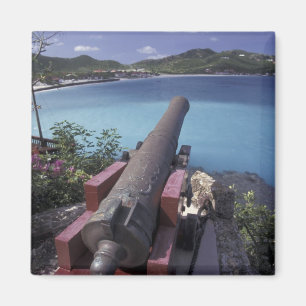 CARIBISCH, St. Barts, Connon gericht op Baai van Magneet