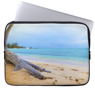 Caribisch strand laptop sleeve