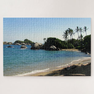 Caribisch strand Tayrona Legpuzzel