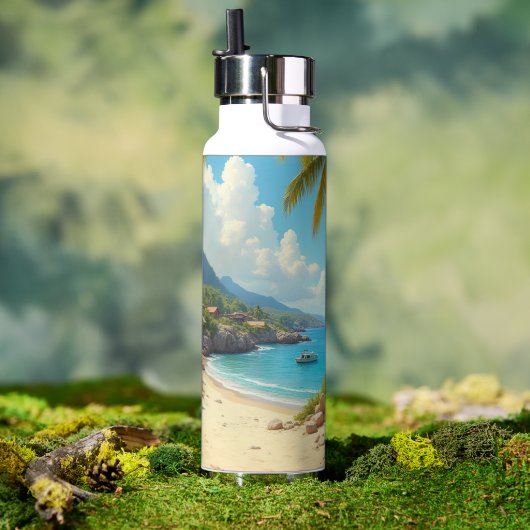 Caribisch weekend waterfles (Buiten)