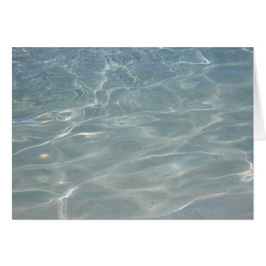 Caribische Abstracte waterblauwe Natuur (Voorkant Horizontaal)