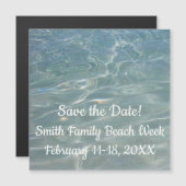 Caribische Abstracte waterblauwe Natuur (Voorkant / Achterkant)