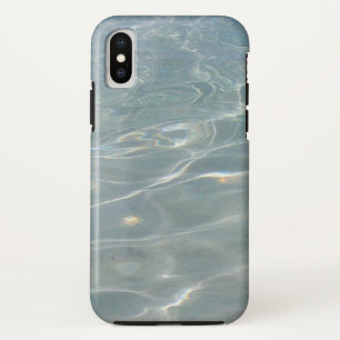 Caribische Abstracte waterblauwe Natuur iPhone X Hoesje