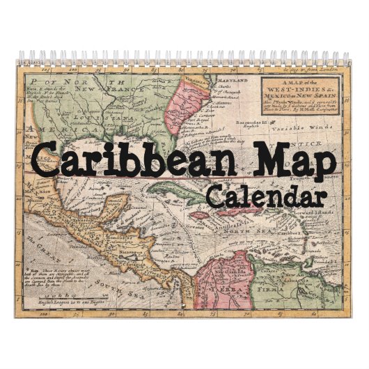 Caribische agenda kalender (Hoes)