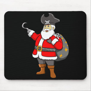 Caribische boekanier kerst vrijbuiter jongen santa muismat