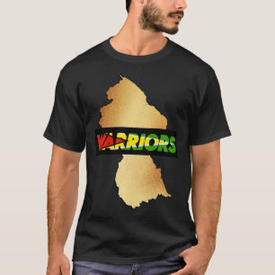 Caribische cricket Guyana Warriors Guyanese cricke T-shirt