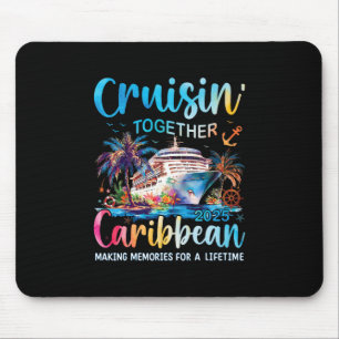 Caribische cruise gezinsvakantie 2025 Cruisin' Tog Muismat