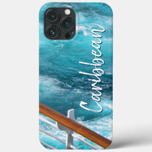 Caribische Cruise Turquoise Kielzog Reisifotografi iPhone 13 Pro Max Hoesje
