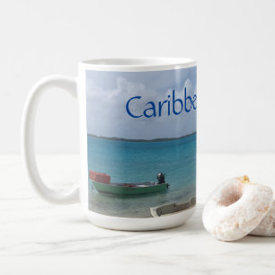 Caribische dromen Bonaire Vissersboten Oceaan Koffiemok